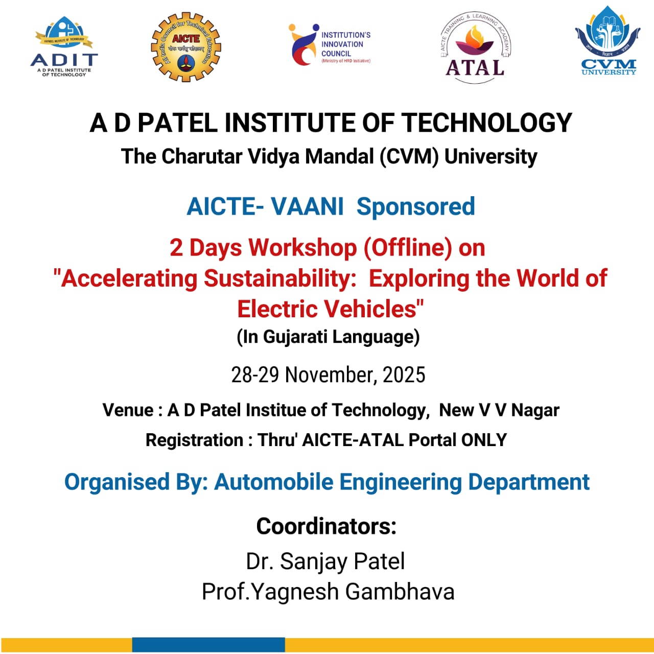 Two Days Workshop Poster